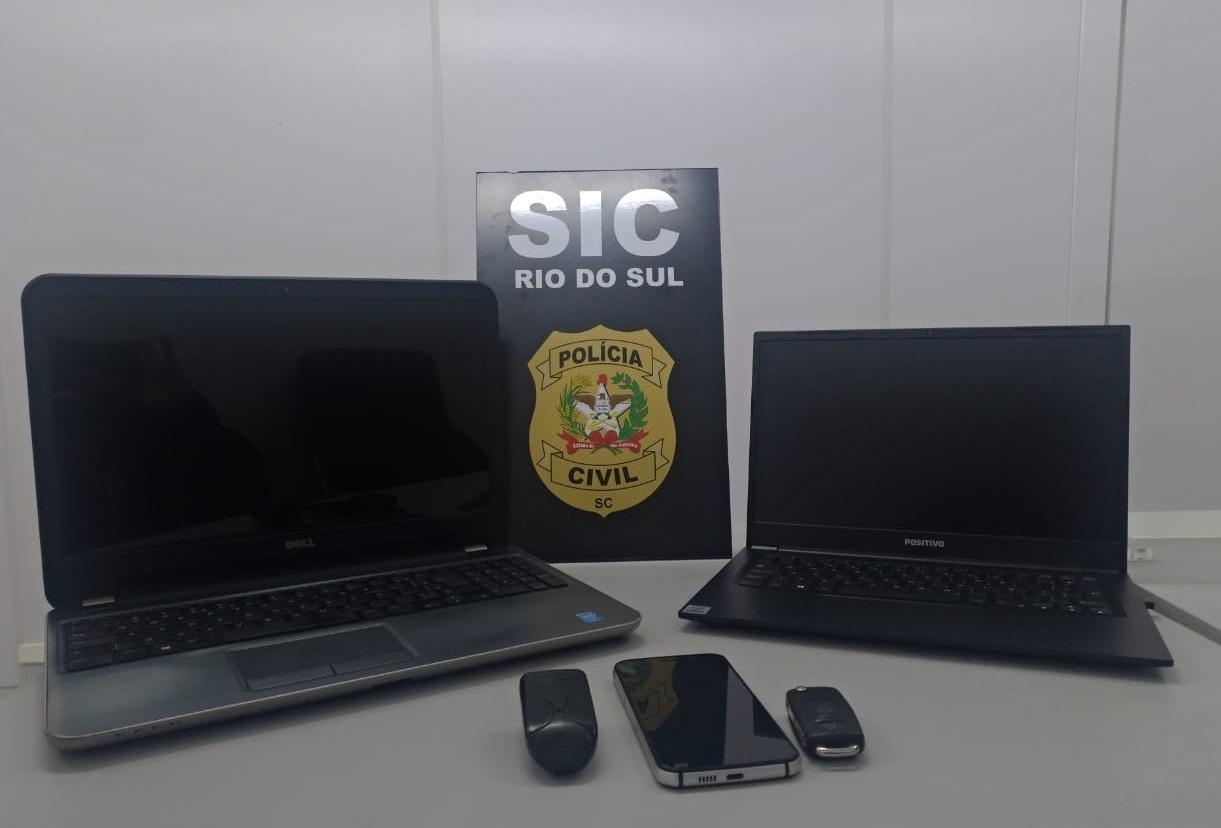 Polícia Civil recupera objetos furtados no centro da cidade de Rio do Sul