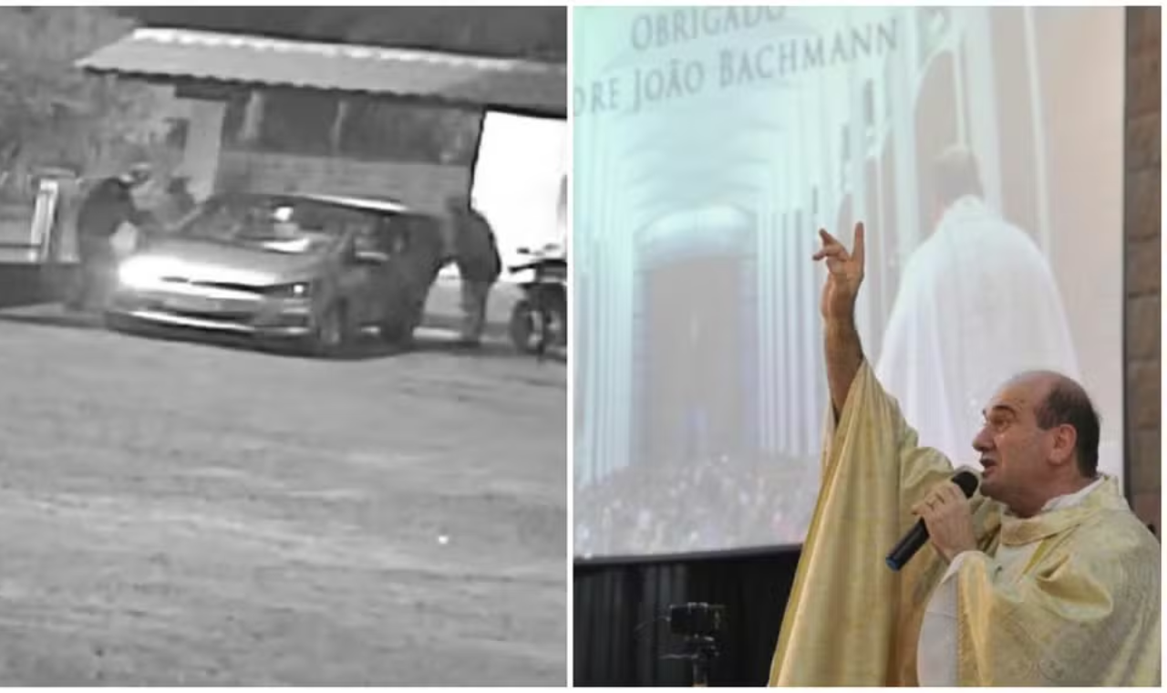 Padre João Bachmann é amarrado, ameaçado e trio armado rouba R$ 48 mil de casa paroquial no Vale do Itajaí